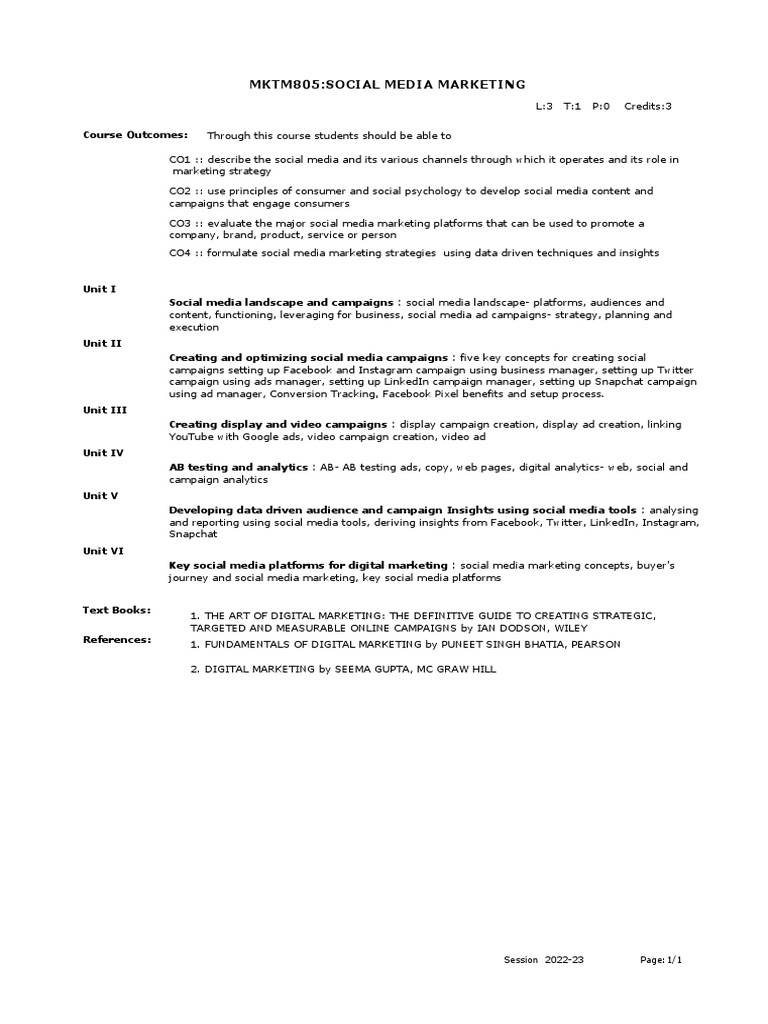 Social Media Marketing Strategies | PDF | Digital Marketing | Popular ...