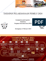 Tahapan Pelaksanaan Pemilu 2024 - 5 Feb 2023