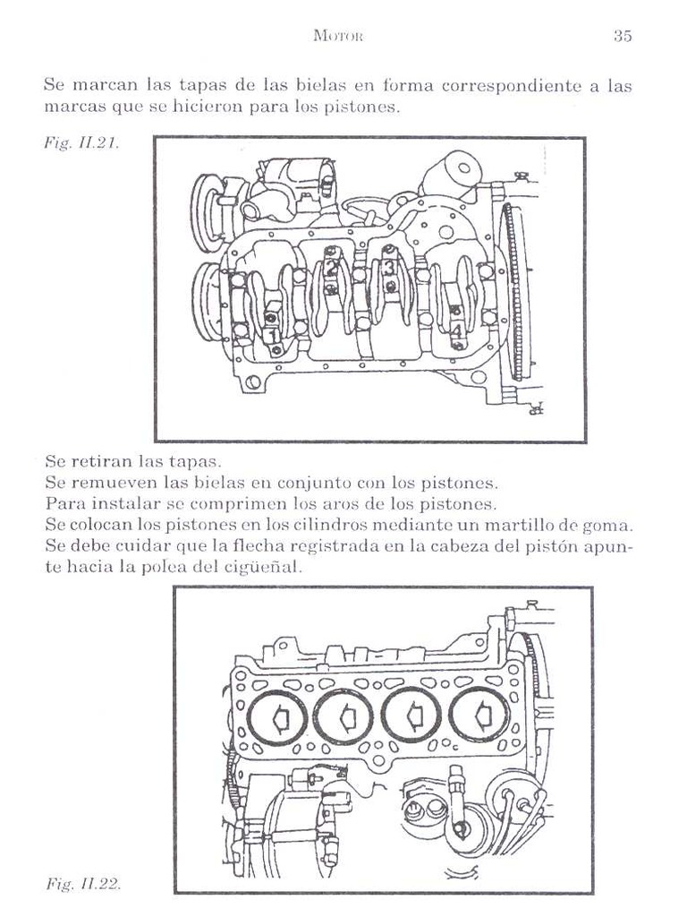 Referencia y Armado Motor | PDF