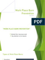 Work Place Burn Prevention