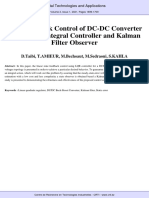 State Feedback Control of DC-DC Converter Using LQR Integral Controller and Kalman Filter Observer