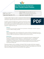 Succession Planning and Development Scope of Work Proposal (Simple Example) Scope of Work Proposal (Simple Example)