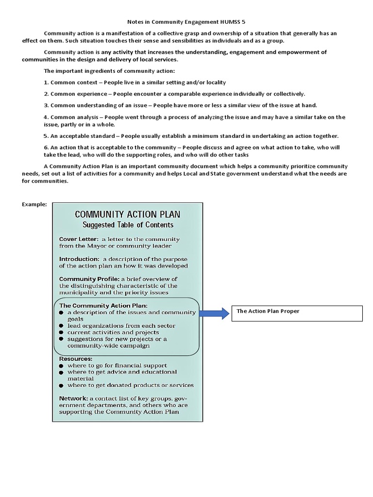 Notes in Community Engagement HUMSS 5 | PDF | Community | Knowledge