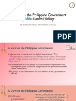 A View On The Philippine Government
