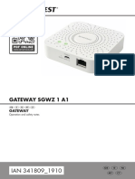 Silvercrest Central Domótica Zigbee Gateway SGWZ 1 A1 LIDL