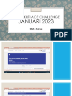 Mengikuti ACE CHALLENGE Januari 2023