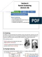 Raman Scattering - Lecture 10