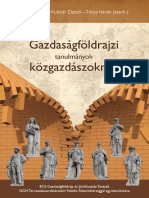 Gazdaságföldrajzi Tanulmányok Közgazdászoknak