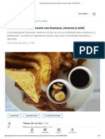 Receta de French Toast Con Banana, Nueces y Miel - LA NACION