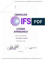 IFS Aurena Overview Document 8/10/2021