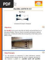 Ductility ASTM D-113