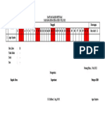 Daftar Hadir SBD Bulan JULI