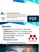 Using Mendeley Research 7