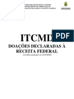 Itcmd - Cartilha - Doações Declaradas À Receita Federal