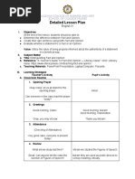 Detailed Lesson Plan Distinguishing Facts and Opinion - Punzalan Erika