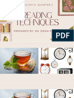 Reading Techniques 1