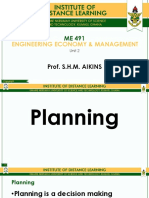 Me 491 2 Planning