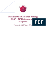INTERTWinE Best Practice Guide MPI+GASPI 1.0 0