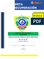 E.física Carpeta - de - Recuperacion Vii Sec.