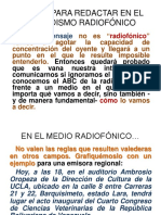 Claves para Redactar en El Periodismo Radiofónico