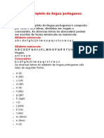 Alfabeto Completo Da Língua Portuguesa 2022 - H