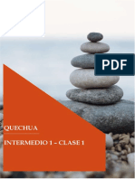 Instructivo - 1ra. Clase Quechua Intermedio