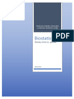 Biostatistika I