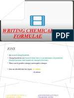 Writing Chemical Formulae