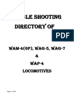 Trouble Shooting Directory of WAM-4 (6P), WAG-5, WAG-7 & WAP-4 Locomotives