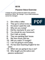 Active Passive Exercise