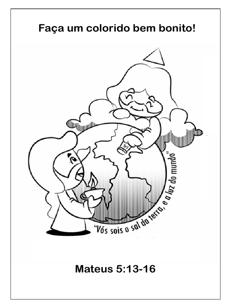 Livro de Colorir Luz Do Mundo | PDF, image size:768x1024