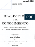 LANZ, RIGOBERTO - Dialéctica Del Conocimiento (OCR) (Por Ganz1912)