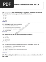 Financial Markets and Institutions Solved MCQs (Set-10)