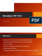 Managing CDB Fleet