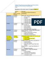 Example Plan and Lesson Plan 4.2 and 4.3