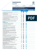 Formato Tablas de Servicio de Mantenimiento