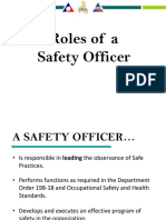022 Role of Safety Officer