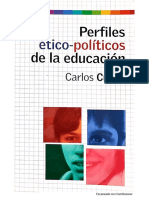 Perfiles Etico-Politicos de La Educacion