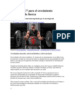 El Método 3-7 para El Crecimiento Muscular y La Fuerza