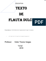 Metodo de Flauta Dulce Texto 1°