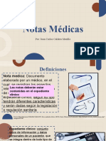 Notas médicas