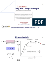 Lecture 2 Linear Elasticity and Change in Length