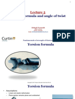 Lecture 5 Torsion and Angle of Twist