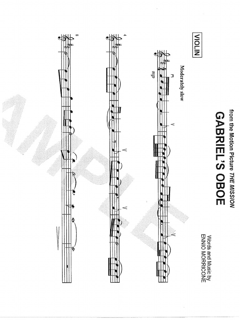 Gabriel's Oboe PDF