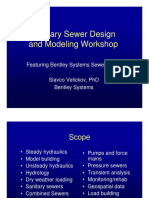 Sanitary Sewer Design and Modeling Works