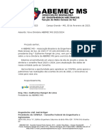 OFICIO 12 - 2022 - CONFEA - Nova Diretoria ABEMEC MS 2023 e 2024 Assinado