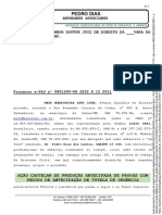 Excelentíssimo Senhor Doutor Juiz de Direito Da - Vara Da Comarca de Coxim-Ms