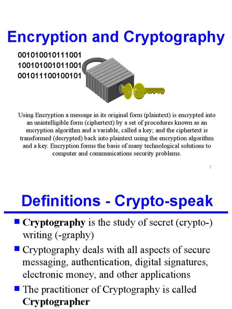 Encryption and Cryptography Explained | PDF | Cryptography | Key ...