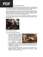 Causas y Consecuencias de La Revolución Francesa