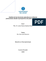 Análisis de Las Funciones Ejecutivas en Niños/as Preescolares Desde La Perspectiva Del Padre y de La Madre